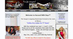 Desktop Screenshot of milkdays.com