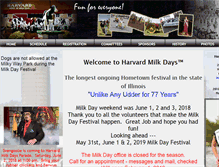 Tablet Screenshot of milkdays.com